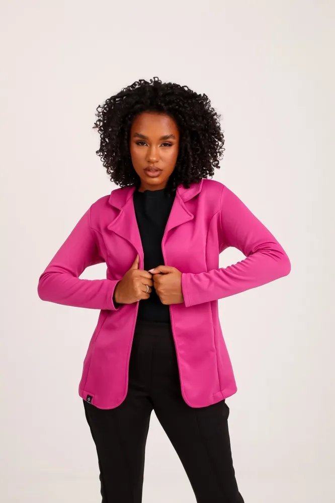 Blazer de luxo Lady Griffe Fucsia - Imagem 2